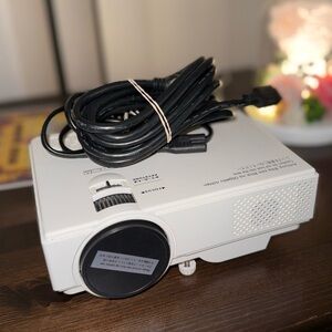 Compact White Projector